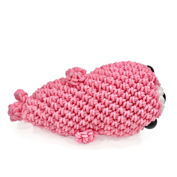 Loomigurumi Kawaii Pink Seal Handmade With Love - Picture 6 of 9